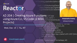 AZ-204 | Creating Azure Functions using Azure CLI, VS Code (2 Mini Projects)