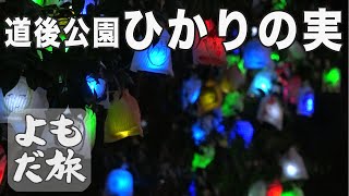 道後公園　道後温泉ひかりの実2022｜よもだ旅（034）｜2022.12.25/Dogo Park Dogo Onsen Hikari no Mi 2022