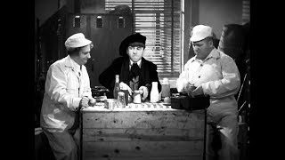 Learning Pig Latin From The Three Stooges! ("Tassels In The Air", 1938)
