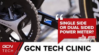 Should You Buy A Single Sided Or A Dual Sided Power Meter? | GCN Tech Clinic #AskGCNTech