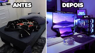 Transformando meu quarto no quarto dos sonhos - vlog gamer