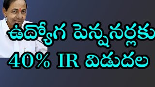 ఉద్యోగ పెన్షనర్లకు 40% IR విడుదల...