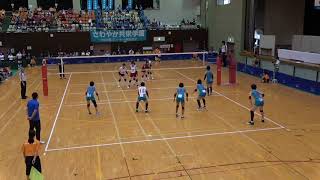 2019年IH バレーボール 女子 青森西（青森）vs 共栄学園（東京）