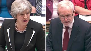 Corbyn and May's most memorable lines from the PMQs