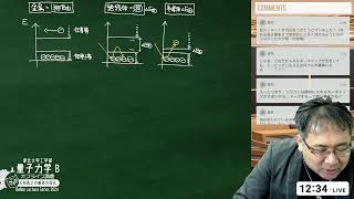 【東北大ライブ講義】第15回: 固体の電子論への招待!【量子力学B・2024年度東北大学工学部】