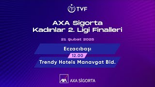 ECZACIBAŞI - TRENDY HOTELS MANAVGAT BELEDİYE SPOR AXA Sigorta Kadınlar 2. Ligi Finalleri