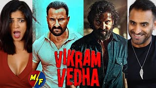 VIKRAM VEDHA Teaser REACTION!! | Hrithik Roshan, Saif Ali Khan | Pushkar & Gayatri | Radhika Apte