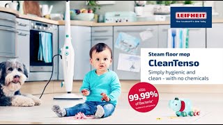 Leifheit CleanTenso Steam Floor Mop Cleaner 11910