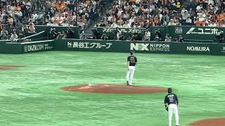 2024.6.9　佐藤一磨投手　初登板初勝利ナイスピッチング！！　巨人ｖｓオリックス　東京ドーム