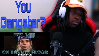 He went to LA and taped his inner Crip | Ez Mil - 106fm Freestyle | Reaction