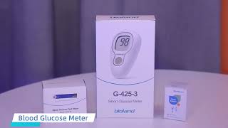 Digital blood glucose meter model G-425-3 operation video