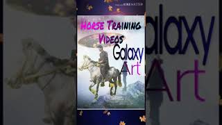 New Horse Training Video||Galaxy Art||