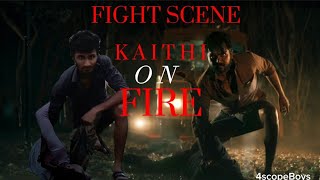 Kaithi movie fight scene | nonstop flights | Tamil movie | Karthi