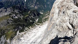 Hochebenkofel | 2022 |  wingsuit BASE | Dolomites | 4K