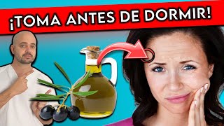 Esto OCURRE si tomas 1 CUCHARADA de ACEITE DE OLIVA antes de DORMIR