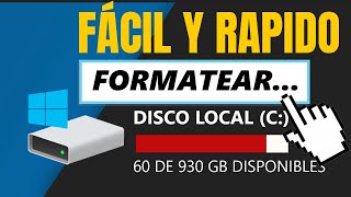 Como formatear CUALQUIER PC con windows 10