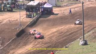 prerov 2015 - super buggy - heat 2 - group 2 - derikx crash