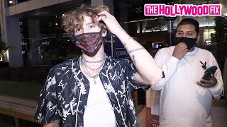 Vinnie Hacker Speaks On His Relationship Status With Nailea Devora & Malu Trevejo At BOA Steakhouse