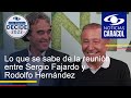 Lo que se sabe de la reunión entre Sergio Fajardo y Rodolfo Hernández