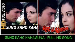 Suno Kaho Kaha Suna - Rajesh Khanna & Mumtaz - Movie - Aap Ki Kasam