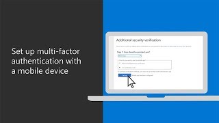 Set up multi-factor authentication with a mobile device in Microsoft 365 Business