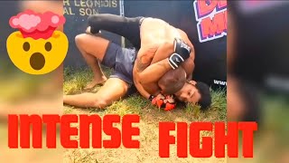 Intense fight moments🤯🥶 street beef #fight #mma #streetfighter #adrenaline