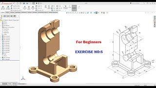 SolidWorks Tutorial for Beginners Exercise - 5