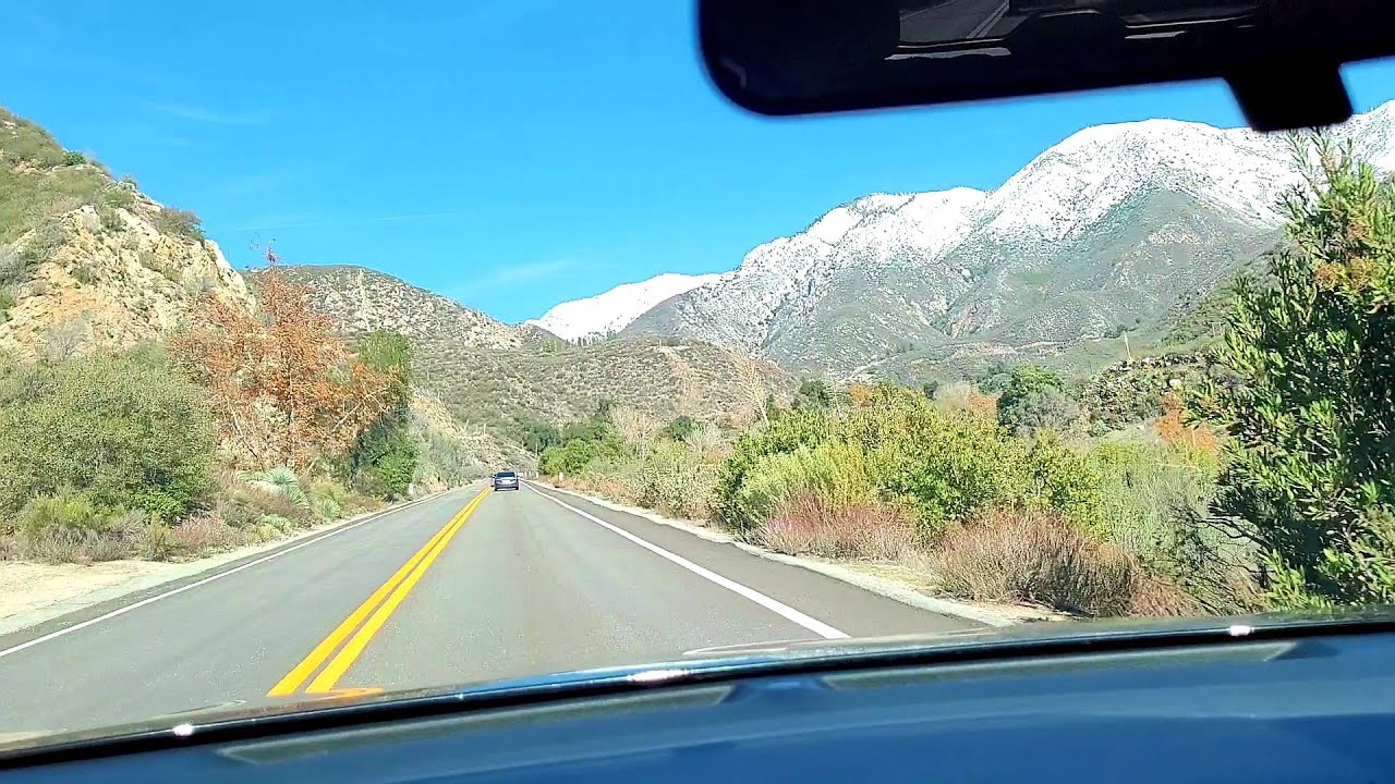 Driving The Scenic California State Route 39 In Azusa To Crystal Lake ...