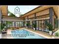 EP- 69 | 3 BEDROOM ELEVATED HOUSE DESIGN with POOL | Modern Bahay-Kubo House Design | NEKO ART