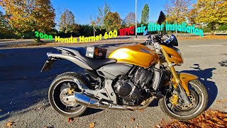 Tutorial - 2009 Honda Hornet 600 BMC air filter installation tutorial