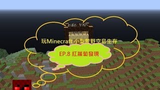 [啊楓] 玩Minecraft  小型荒野空島生存  EP.8 紅蘿蔔發現