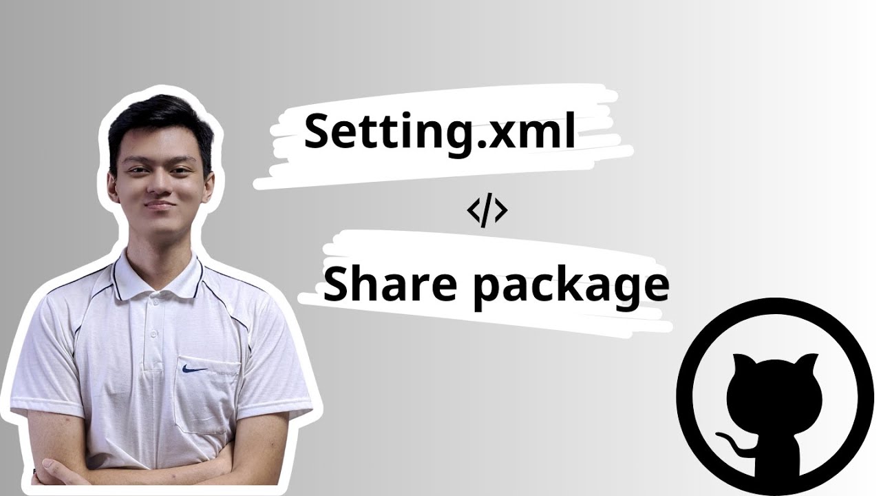 Share Packge Setting Xml Gitops Cho Github Táº O Library Youtube