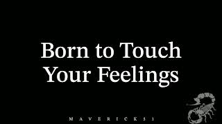 Scorpions - Born to Touch Your Feelings (LYRICS) ♪