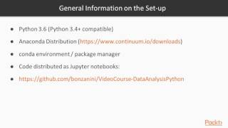 Data Analysis with Python : The Course Overview | packtpub.com