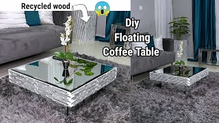 DIY COFFEE TABLE using KITCHEN BACKSPLASH TILES| REUSE WOOD
