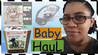 New Baby Gear HAUL | Baby Trend Stroller | Ingenuity Baby Bouncer | Ingenuity Rock N' Soothe Sleeper