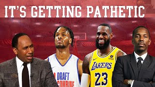 Stephen A. Smith Suggests LeBron James Rich Paul & The Lakers Are MANIPULATING Bronny's Draft Stock!