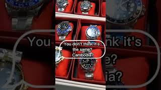 🇹🇭 [4K] Fake Rolex Pepsi Rolex Replicas Thailand Market $10 #shorts #shortsvideo #rolex #watch