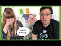 American Learns How To Pronounce Irish Names! 🇮🇪🇺🇸 | IRISH VS AMERICAN