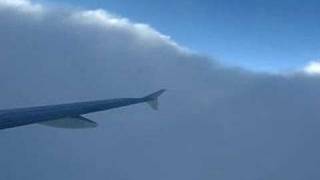 Cabin Crew announcement approaching thunderstorm flying at 40,000 feet