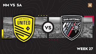 New Mexico United vs. San Antonio FC: October 20, 2021