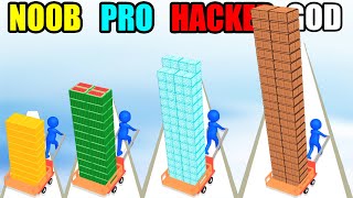 NOOB vs PRO vs HACKER vs GOD Brick Builder