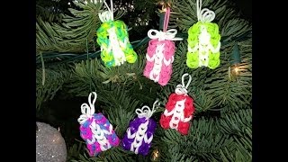 HOW TO MAKE RAINBOW LOOM PRESENT CHARM AND ORNAMENT