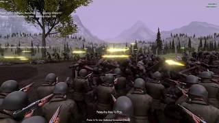 300 US Soldiers (Hold Position) vs 3,000 Orcs (Attack)