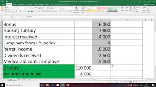 Income Tax N6 (Calculation of Tax Liability  N.P - Gross Income - Part 1) - Mr. K. Modisane