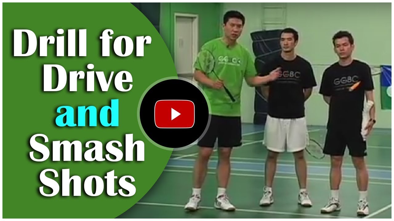 Advanced Badminton - Drill For Drive And Smash Shots - Kevin Han - YouTube