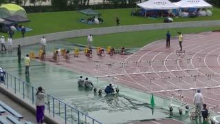 近江高校男子陸上競技部　角田１１０ｍH　2016.7.9