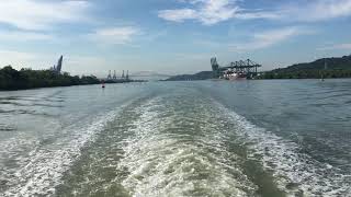 中米パナマ・パナマ運河１日クルーズ（観光船）参加③太平洋→カリブ海に！joined the Panama canal cruise