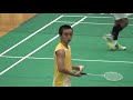 2016年ih バドミントン 男子 シングルス 準々決勝 田中湧士（八代東）vs 金子真大（富岡ふたば未来）