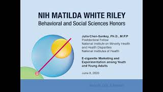 13th NIH Matilda White Riley Behavioral and Social Sciences Honors: 2020